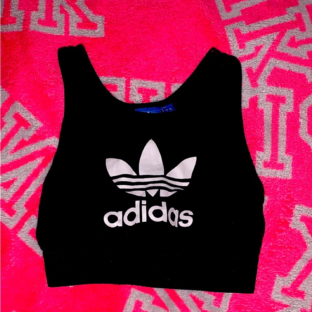 Adidas crop tank top